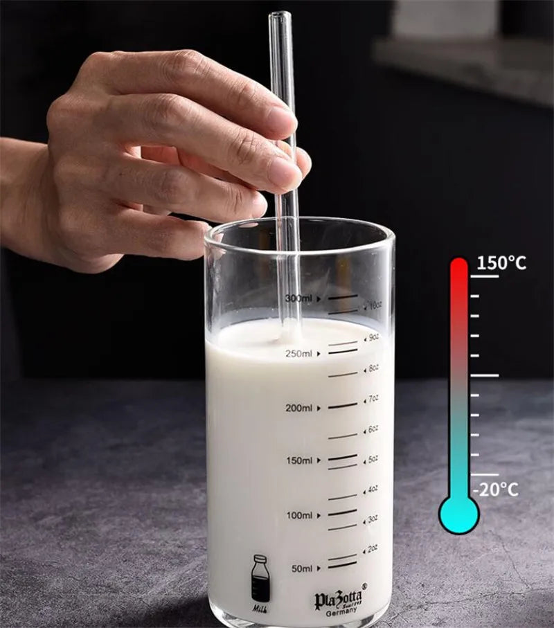 Clear Reusable Glass Straws