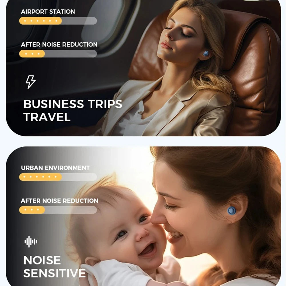 Ear Plugs for Sleeping/Concerts/Travel/Work