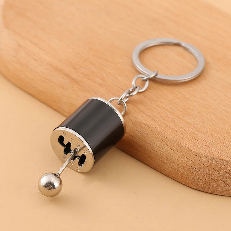 Six Gear Shift Keychain