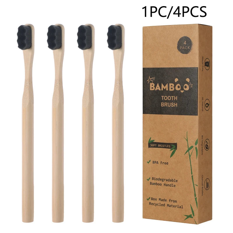 Ultra Fine Bristle Bamboo Toothbrush