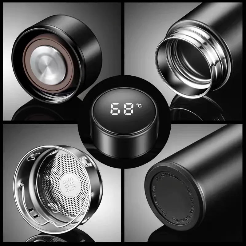 Smart Thermos with Intelligent Temperature Display
