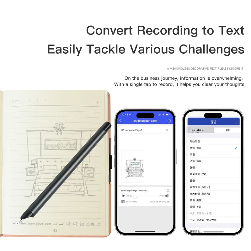 Smart Sync Journal with AI Pen