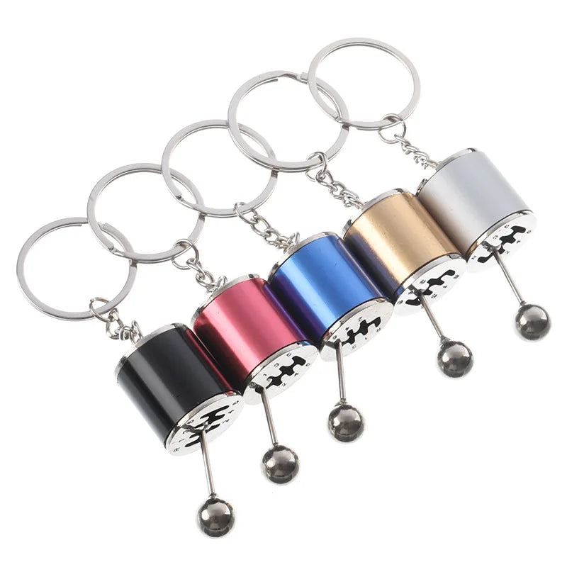 Six Gear Shift Keychain