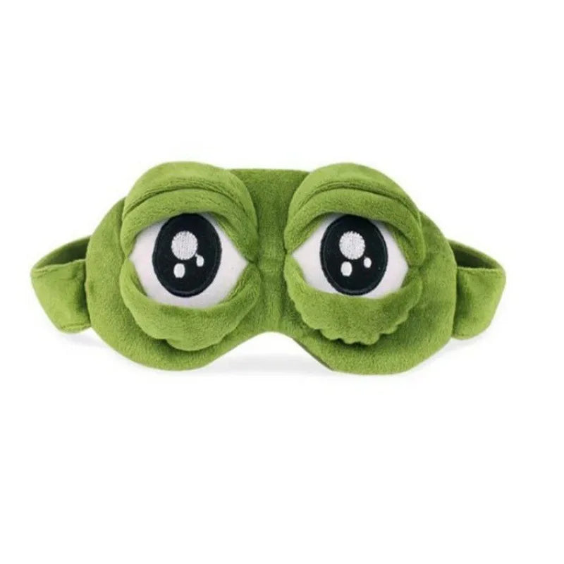 3D Sad Frog Sleep Mask