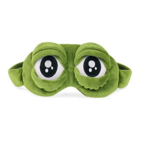 3D Sad Frog Sleep Mask