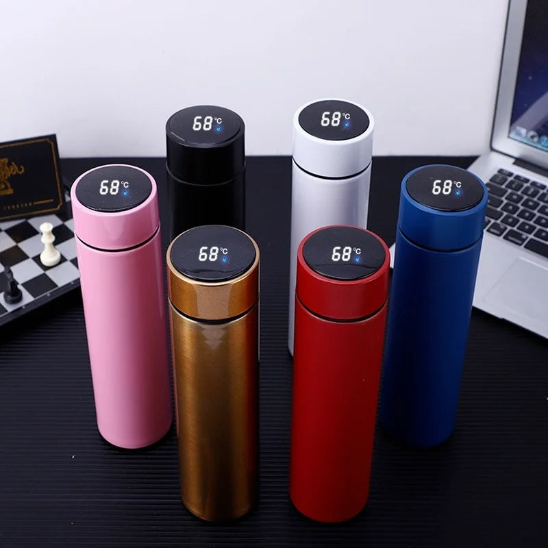 Smart Thermos with Intelligent Temperature Display