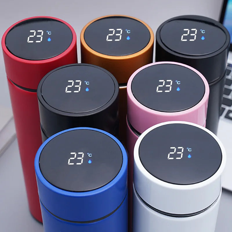 Smart Thermos with Intelligent Temperature Display