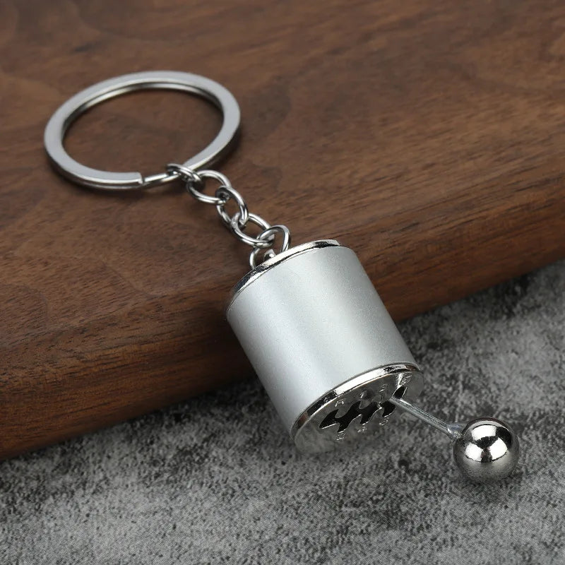 Six Gear Shift Keychain