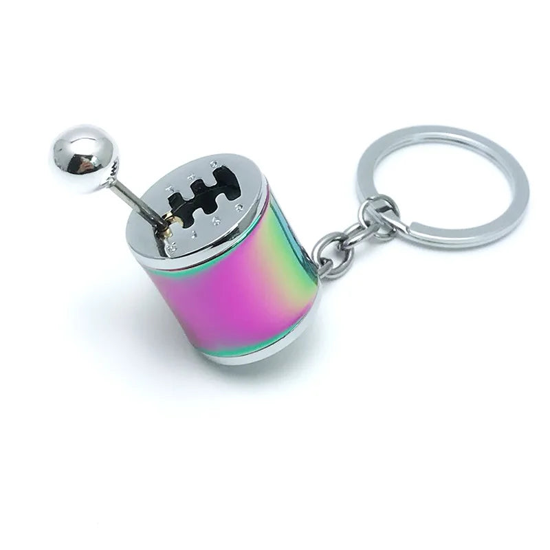Six Gear Shift Keychain