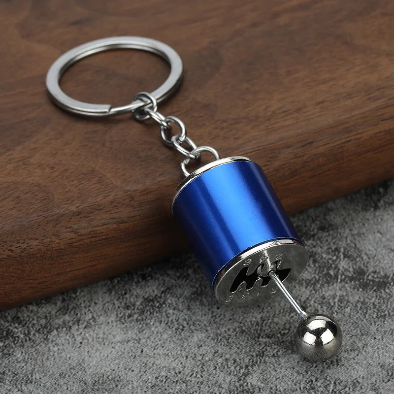 Six Gear Shift Keychain