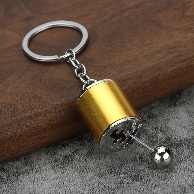 Six Gear Shift Keychain