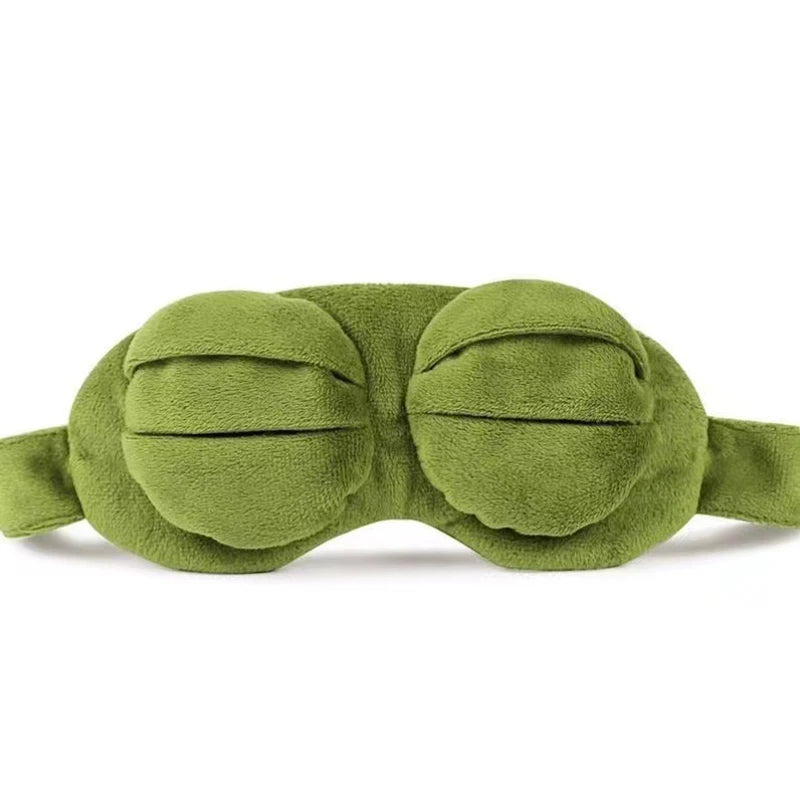 3D Sad Frog Sleep Mask