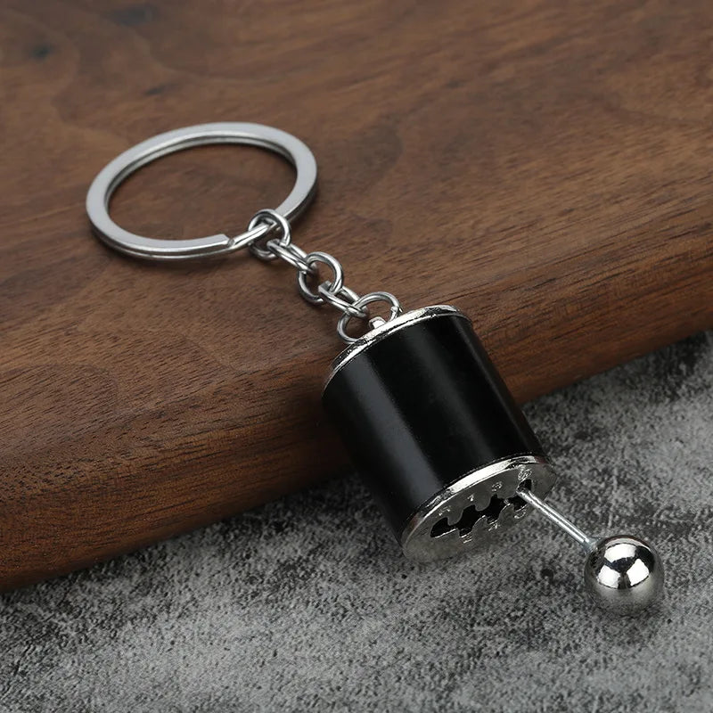 Six Gear Shift Keychain