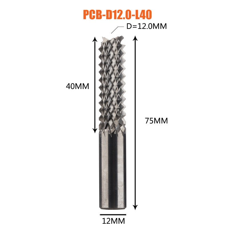 Solid Carbide Corn End mill Milling Cutter Bits D0.8, 1.0, 1.6, 1.8, 2.4, 3.1 PCB End Mill CNC Cutting Milling Tools