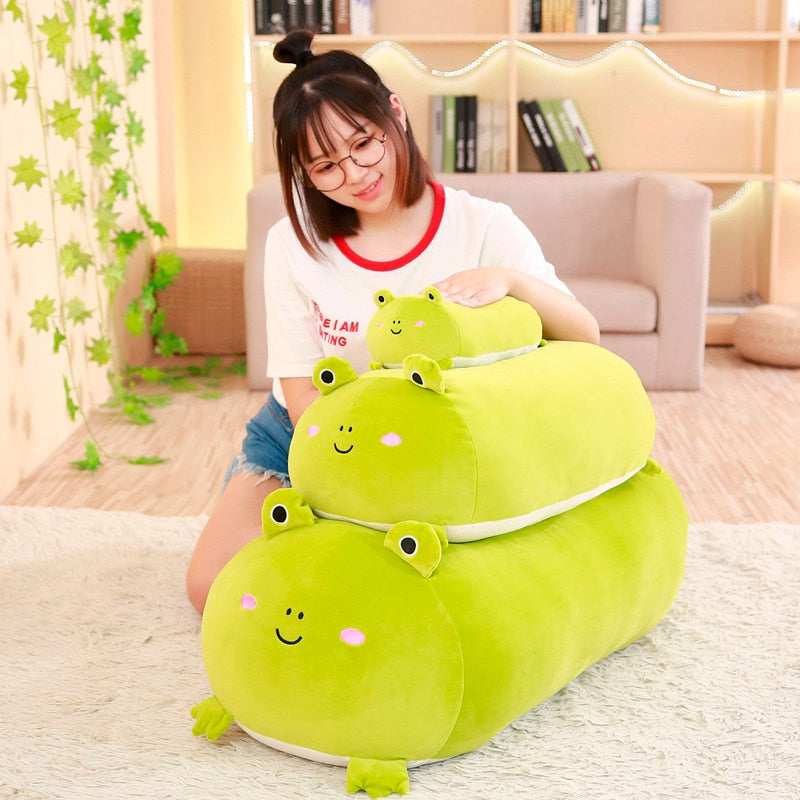 18-28CM Soft Animal Cartoon Pillow Cushion Cute Fat Dog Cat Totoro Penguin Pig Frog Plush Toy Stuffed Lovely kids Birthyday Gift