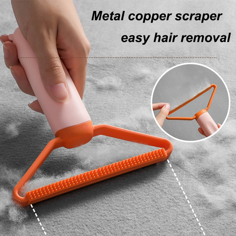 Portable Lint Remover Manual Lint Roller Clothes Brush Tools Clothes Fuzz Fabric Shaver for Woolen Coat Sweater Fluff Remover